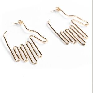 Young Frankk Hand Earrings Gold Plated
